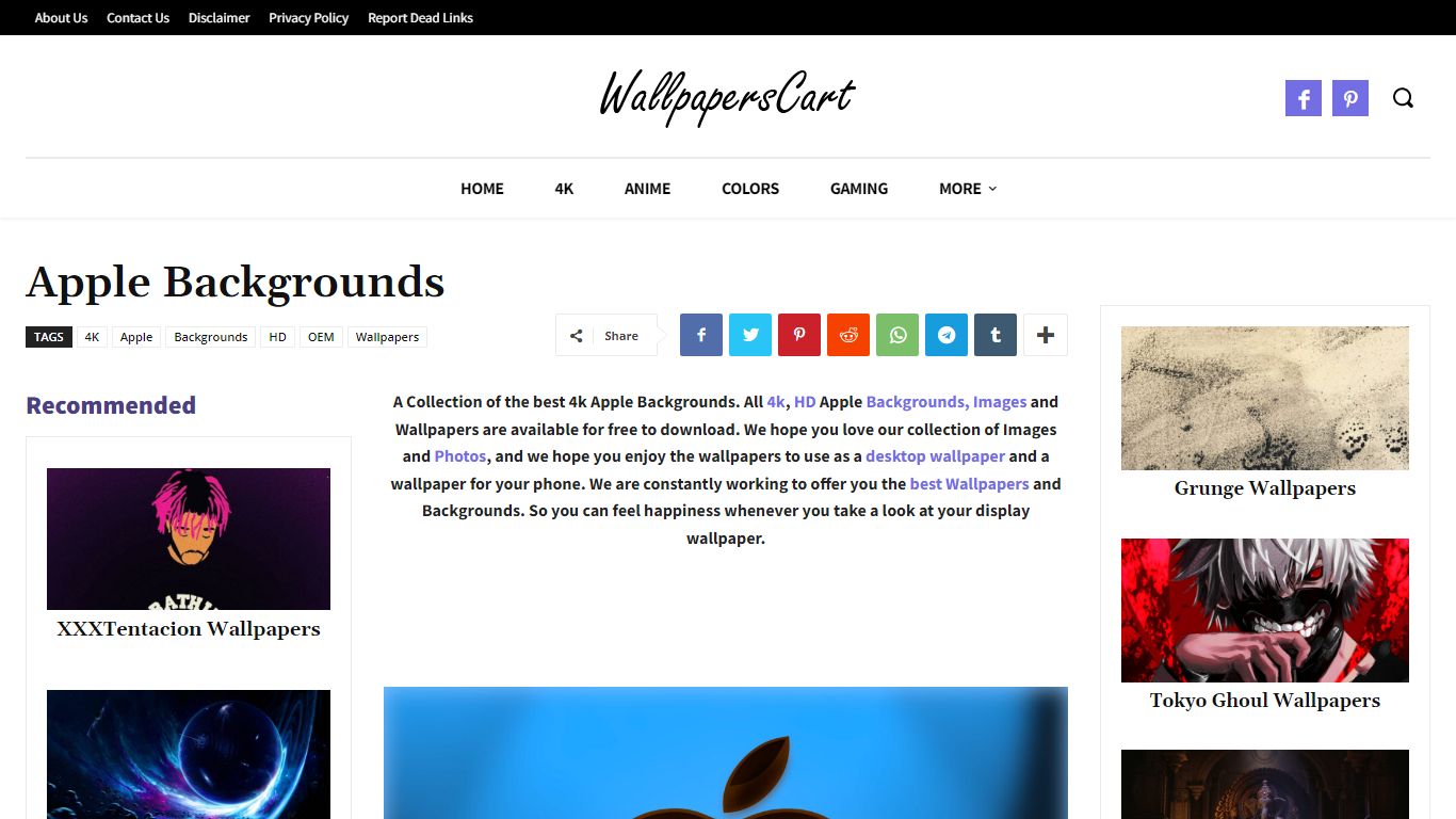 Apple Backgrounds - WallpapersCart